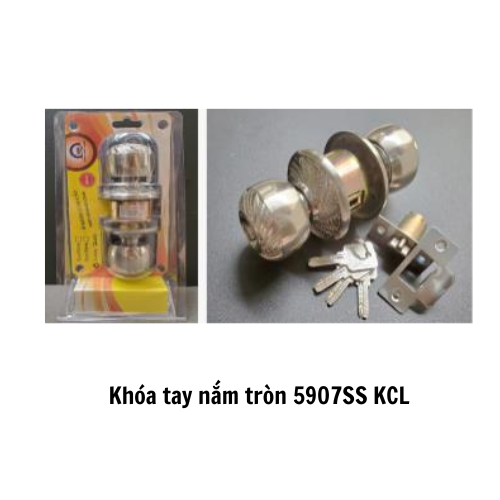 Khóa tay nắm tròn 5907SS KCL