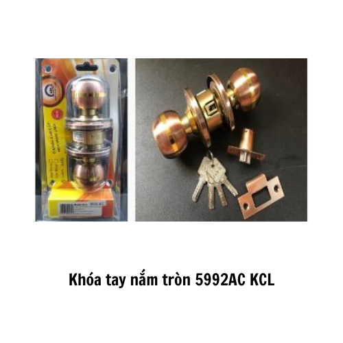 Khóa tay nắm tròn 5992AC KCL