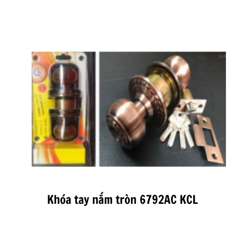 Khóa tay nắm tròn 6792AC KCL