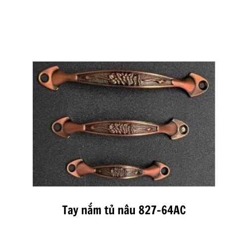 Tay nắm tủ nâu 827-64AC