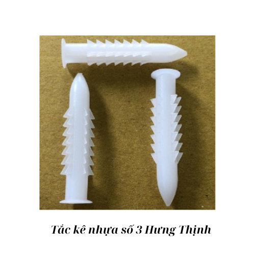 Tắc kê nhựa số 3 Hưng Thịnh