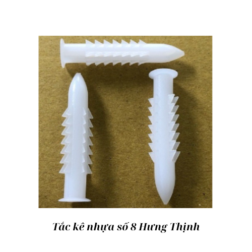 Tắc kê nhựa số 8 Hưng Thịnh