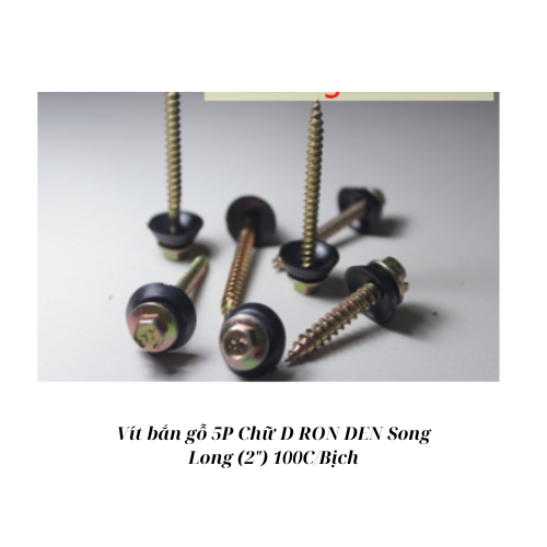 Vít bắn gỗ 5P Chữ D RON DEN Song Long (2") 100C/Bịch