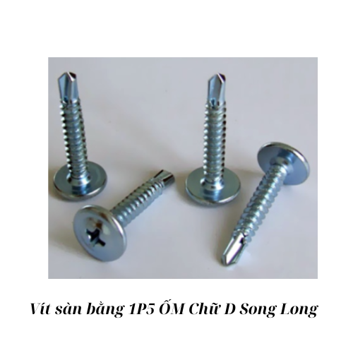 Vít sàn bằng 1P5 ỐM Chữ D Song Long