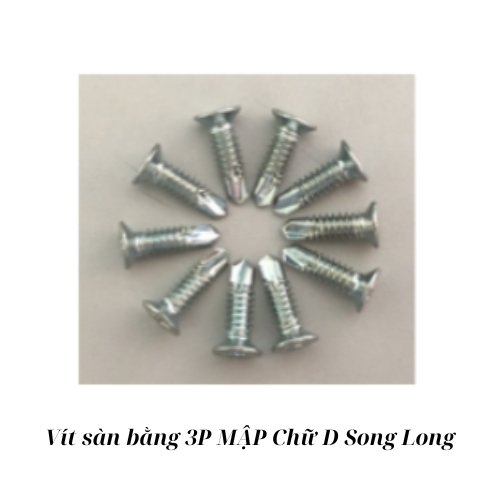 Vít sàn bằng 3P MẬP Chữ D Song Long