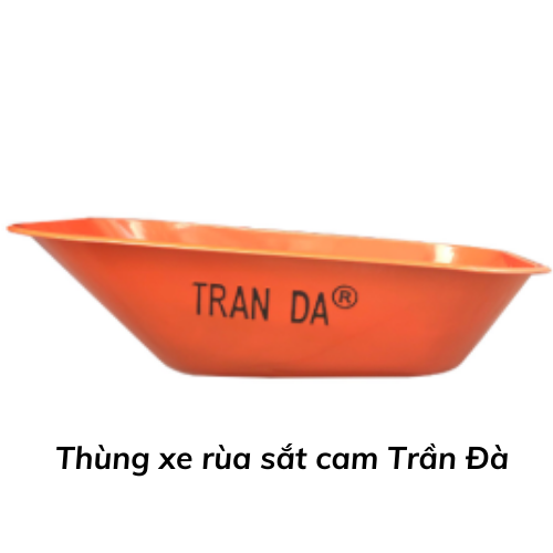 Thùng xe rùa sắt cam Trần Đà