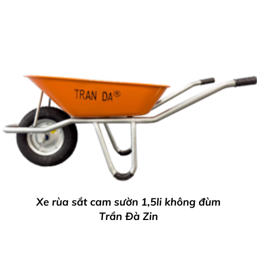 Xe rùa sắt cam sườn 1,5li không đùm Trần Đà Zin