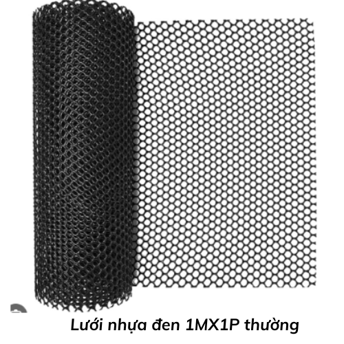 Lưới nhựa đen 1MX1P thường