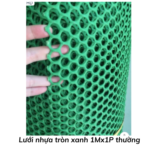 Lưới nhựa tròn xanh 1Mx1P thường