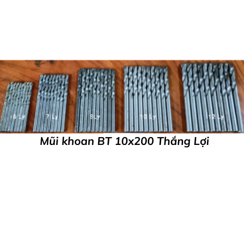 Mũi khoan BT 10x200 Thắng Lợi