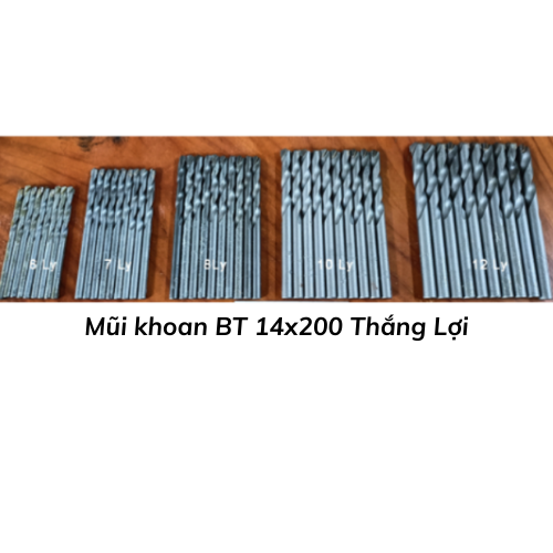 Mũi khoan BT 14x200 Thắng Lợi