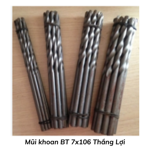 Mũi khoan BT 7x106 Thắng Lợi