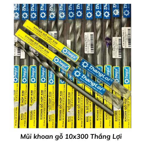 Mũi khoan gỗ 10x300 Thắng Lợi