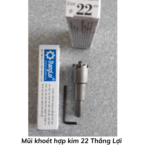 Mũi khoét hợp kim 22 Thắng Lợi