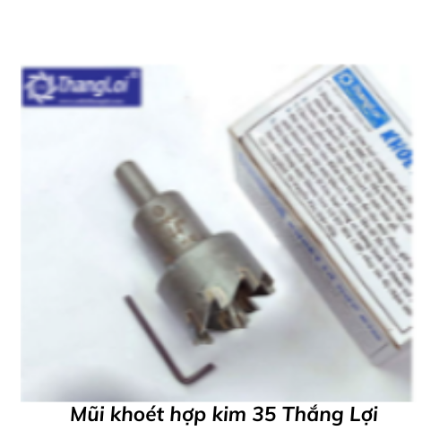 Mũi khoét hợp kim 35 Thắng Lợi