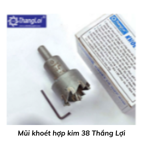 Mũi khoét hợp kim 38 Thắng Lợi