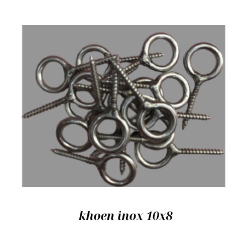 khoen inox 10x8