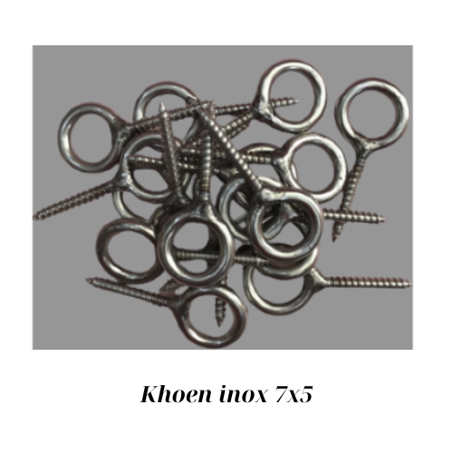 Khoen inox 7x5