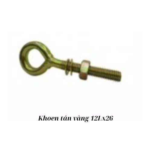 Khoen tán vàng 12Lx26