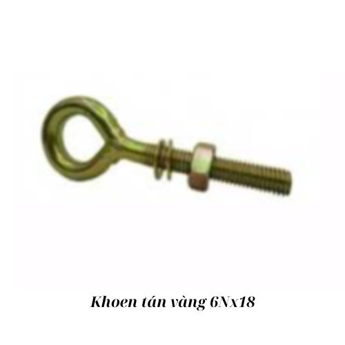 Khoen tán vàng 6Nx18