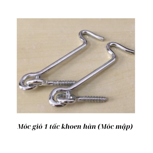 Móc gió 1 tấc khoen hàn (Móc mập)