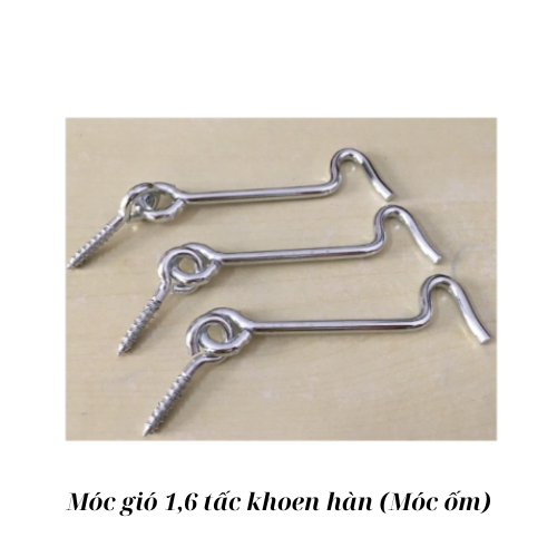 Móc gió 1,6 tấc khoen hàn (Móc ốm)