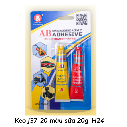 Keo J37-20 màu sữa 20g_H24