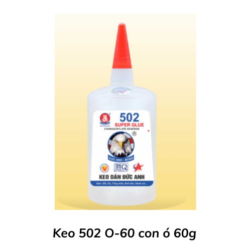 Keo 502 O-60 con ó 60g