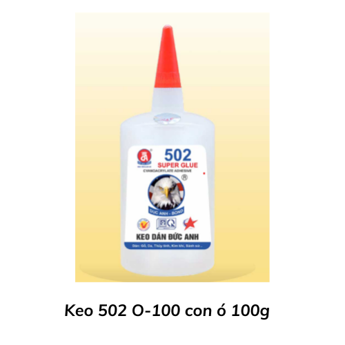 Keo 502 O-100 con ó 100g