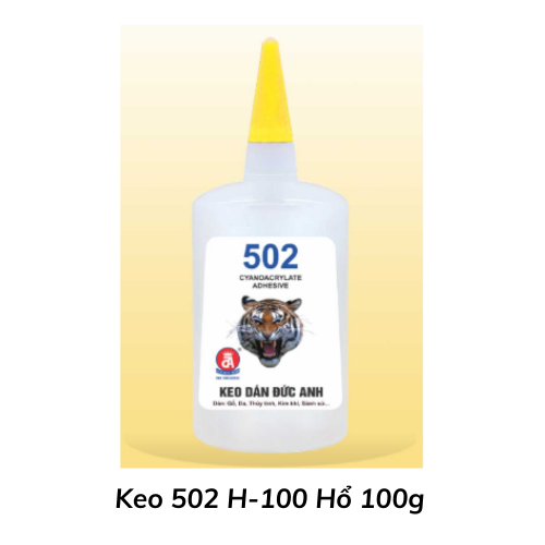 Keo 502 H-100 Hổ 100g