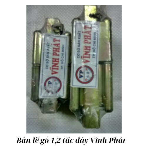 Bản lề gỗ 1,2 tấc dày Vĩnh Phát