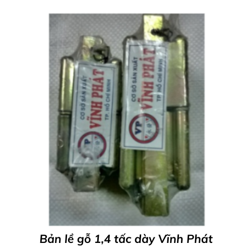 Bản lề gỗ 1,4 tấc dày Vĩnh Phát