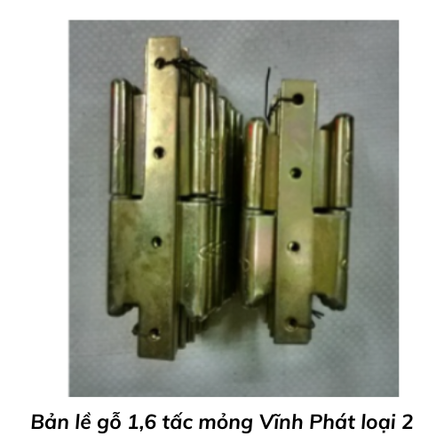 Bản lề gỗ 1,6 tấc mỏng Vĩnh Phát loại 2