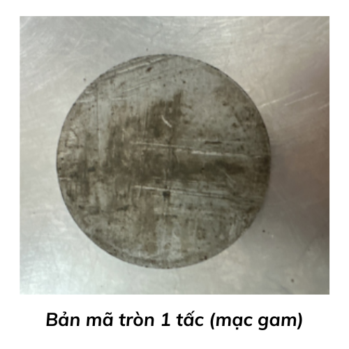 Bản mã tròn 1 tấc (mạc gam)