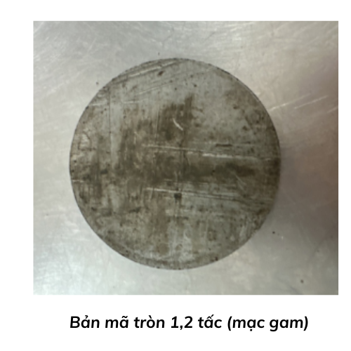 Bản mã tròn 1,2 tấc (mạc gam)