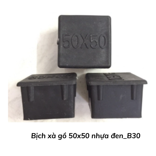 Bịch xà gồ 50x50 nhựa đen_B30