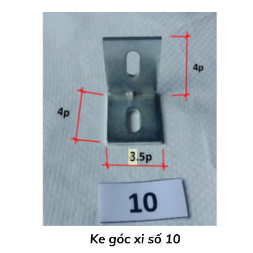 Ke góc xi số 10