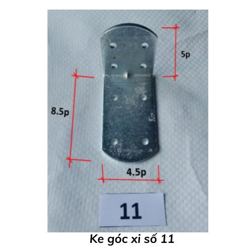 Ke góc xi số 11