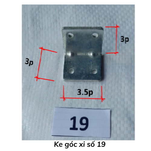 Ke góc xi số 19