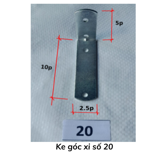 Ke góc xi số 20