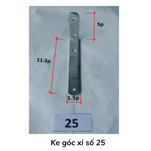 Ke góc xi số 25