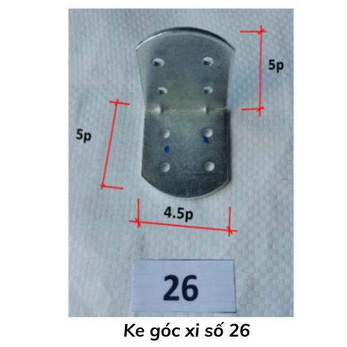 Ke góc xi số 26