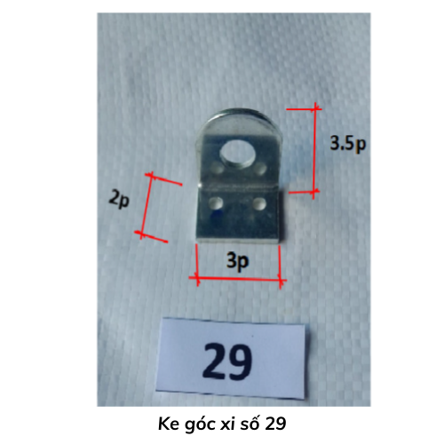 Ke góc xi số 29