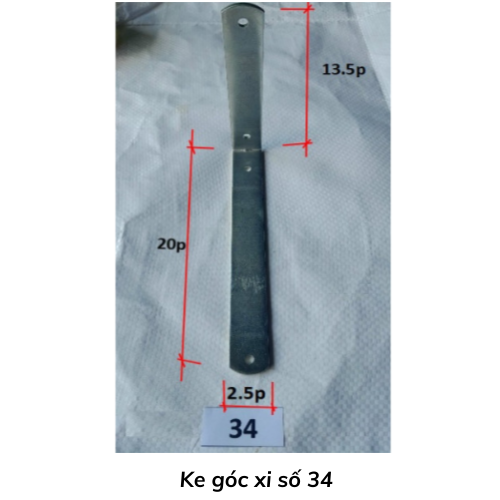 Ke góc xi số 34