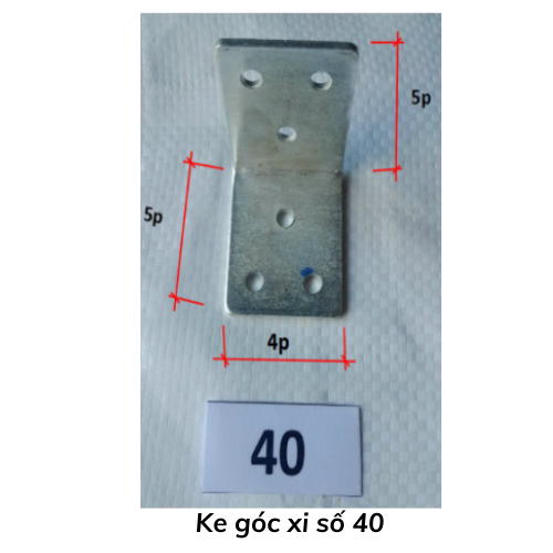 Ke góc xi số 40