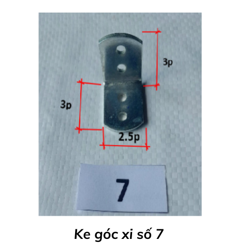 Ke góc xi số 7