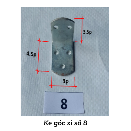 Ke góc xi số 8