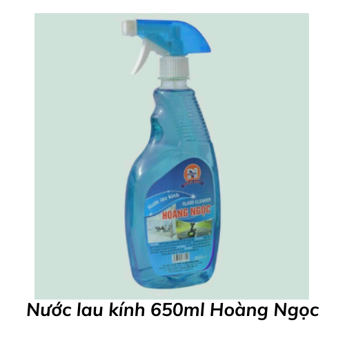 Nước lau kính 650ml Hoàng Ngọc