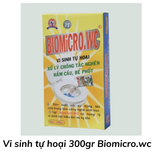 Vi sinh tự hoại 300gr Biomicro.wc