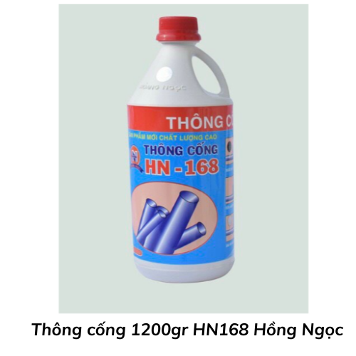 Thông cống 1200gr HN168 Hồng Ngọc 